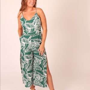 Green Leaf Summer jumpsuit